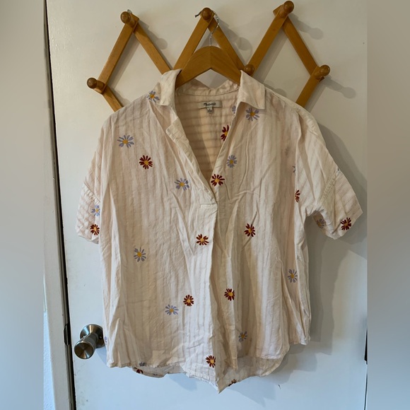 Madewell Tops - Size S Madewell cotton floral blouse